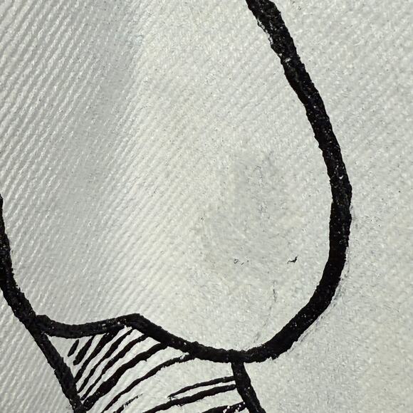 RARE OOAK H. Matisse Inspired Hand Painted Art To Wear Denim Jacket Womens Sz 14 - Picture 11 of 14